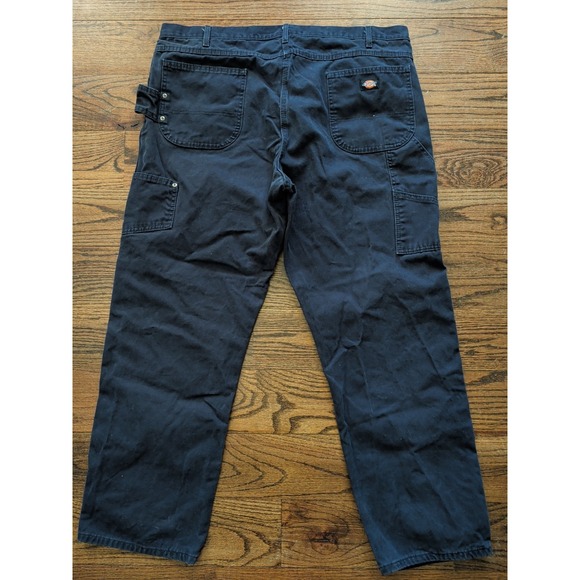 Dickies Other - Dickies Navy Blue Canvas Carpenter Pants Workwear Hammer Loop Rugged Mens 42x32